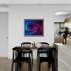 Alternative view of NEON PLAVO CRVENO