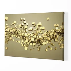 ZLATNE KOCKICE Canvas Slike na Platnu